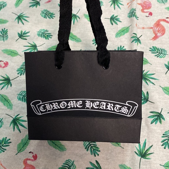 Chrome Hearts Small Leather Card Holder In Black - Picture 5 of 5